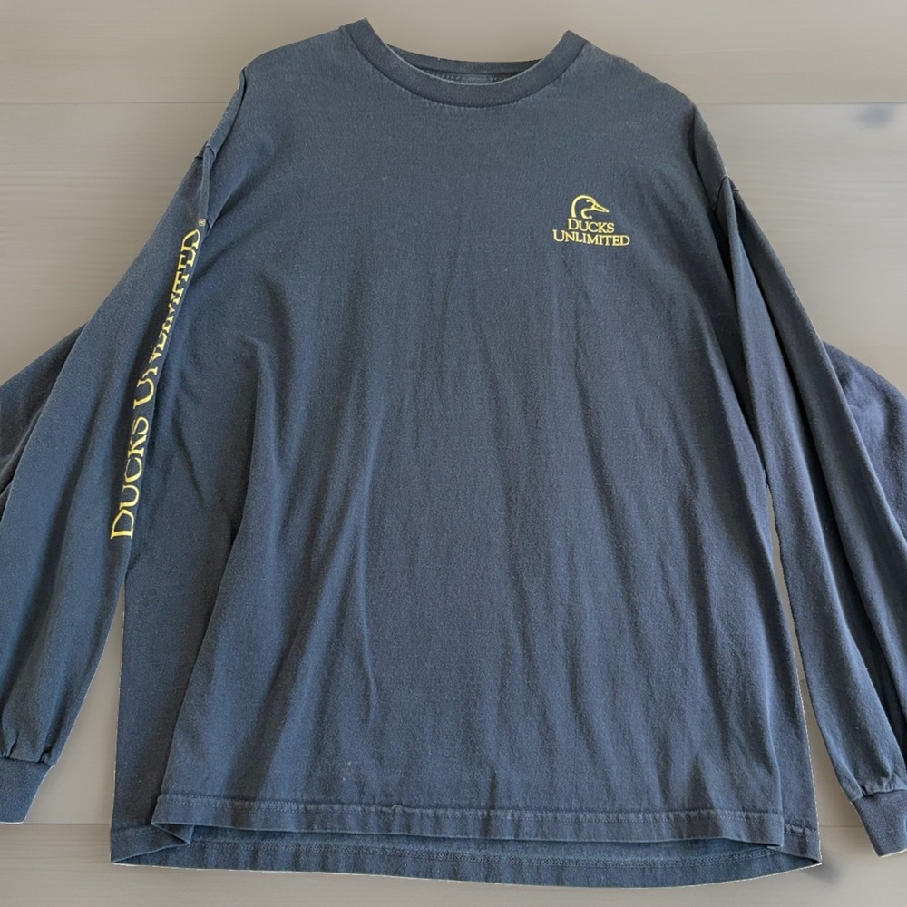 Ducks Unlimited Vintage 90s Long Sleeve T-Shirt Duck Masters  XXL